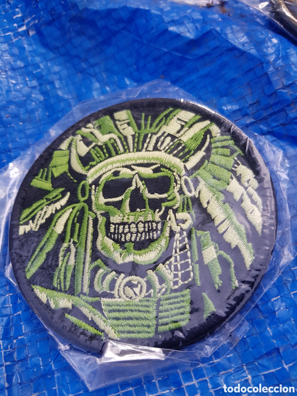 Coleccionismo: PARCHE DE UNA CALAVERA CON VELCRO