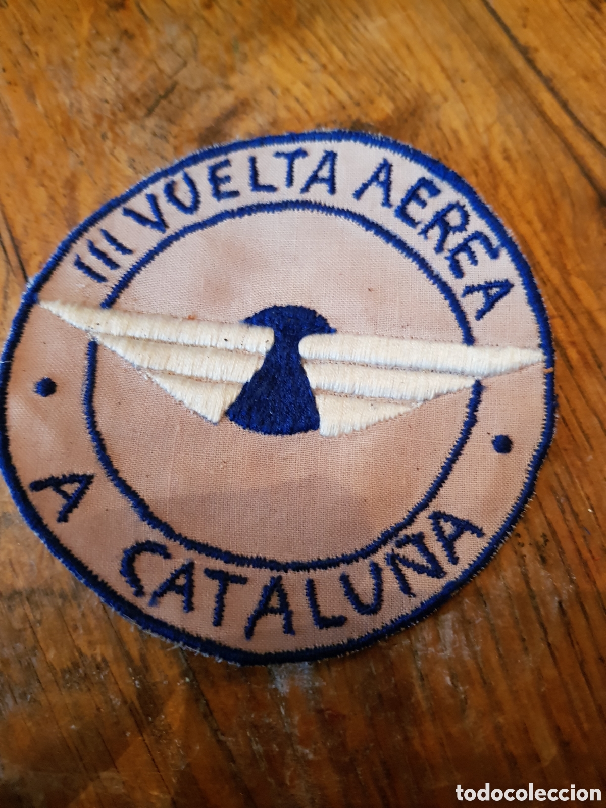 Colecionismo: PARCHE BORDADO VUELTA AEREA CATALU&Ntilde;A
