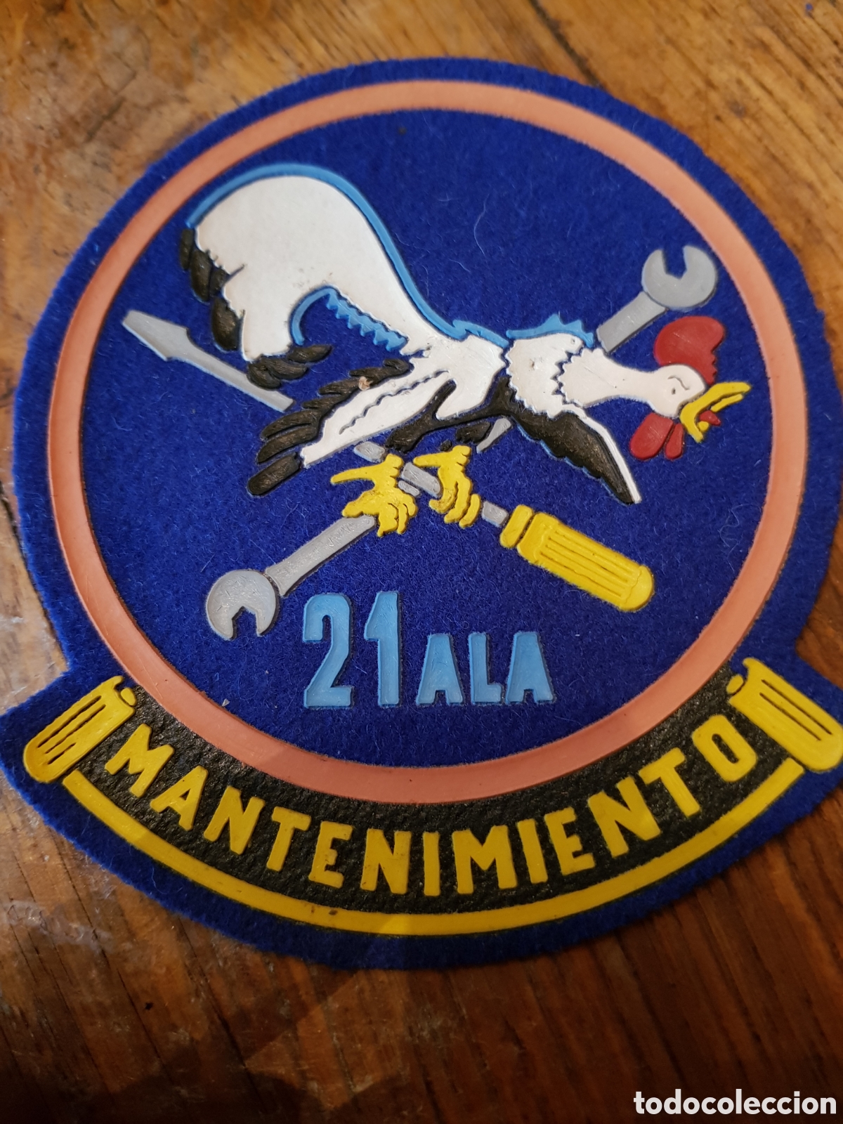 Coleccionismo: PARCHE AERON&Aacute;UTICA ALA 21 MANTENIMIENTO