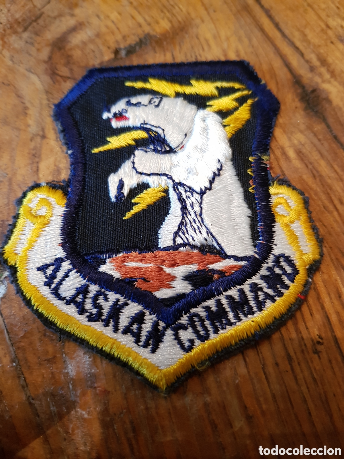 Coleccionismo: PARCHE MILITAR BORDADO ALASKA COMANDO