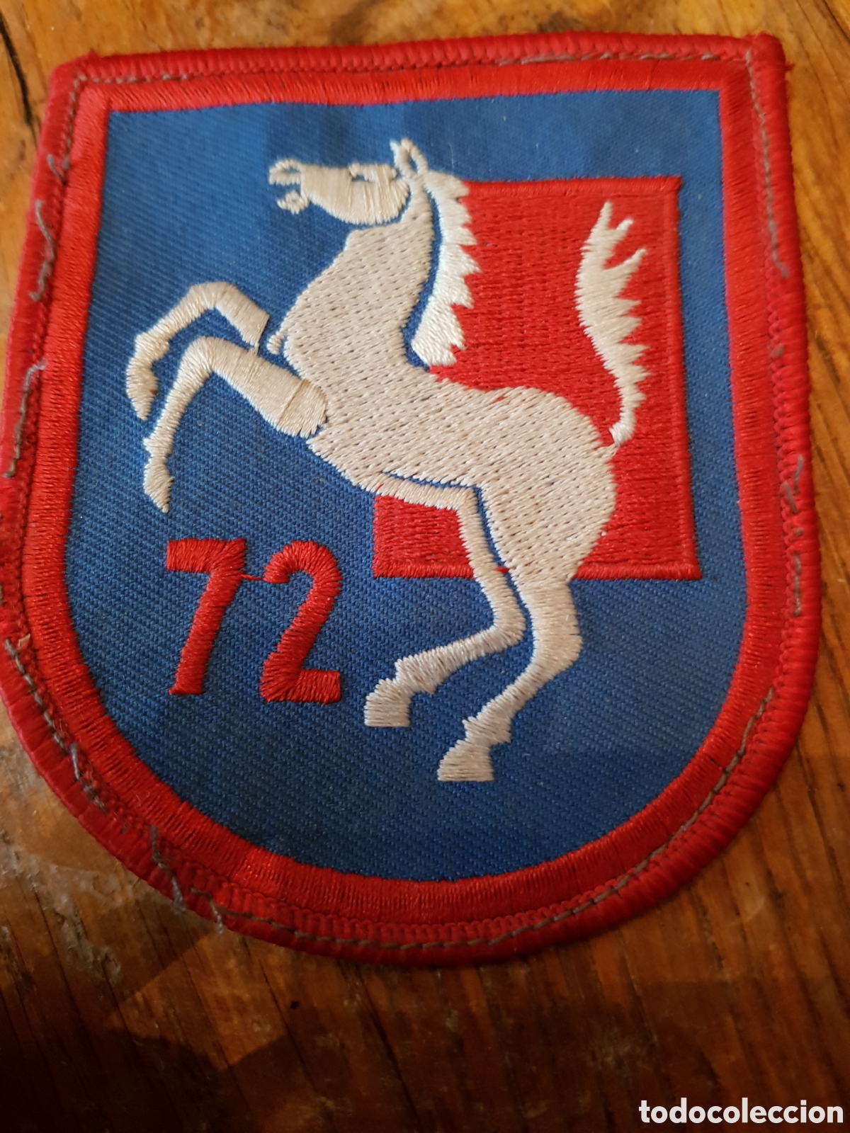 Coleccionismo: PARCHE MILITAR BORDADO ESCUADR&Oacute;N 72
