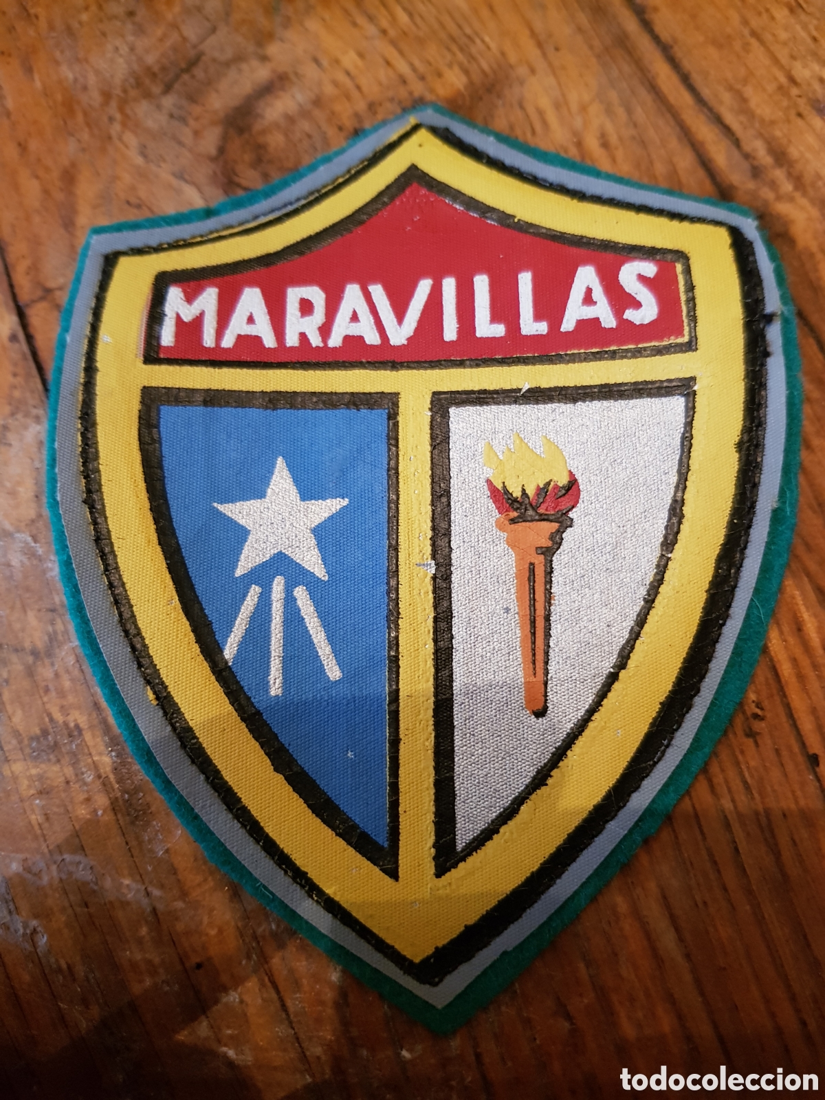 Coleccionismo: ANTIGUO PARCHE MARAVILLAS