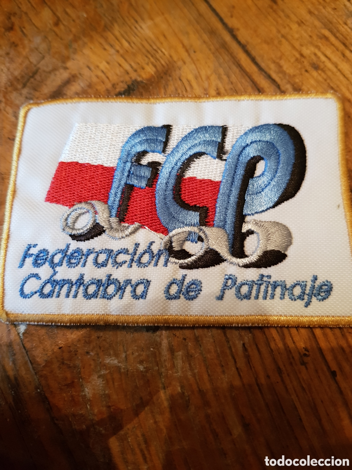 Coleccionismo: PARCHE BORDADO PATINAJE C&Aacute;NTABRO