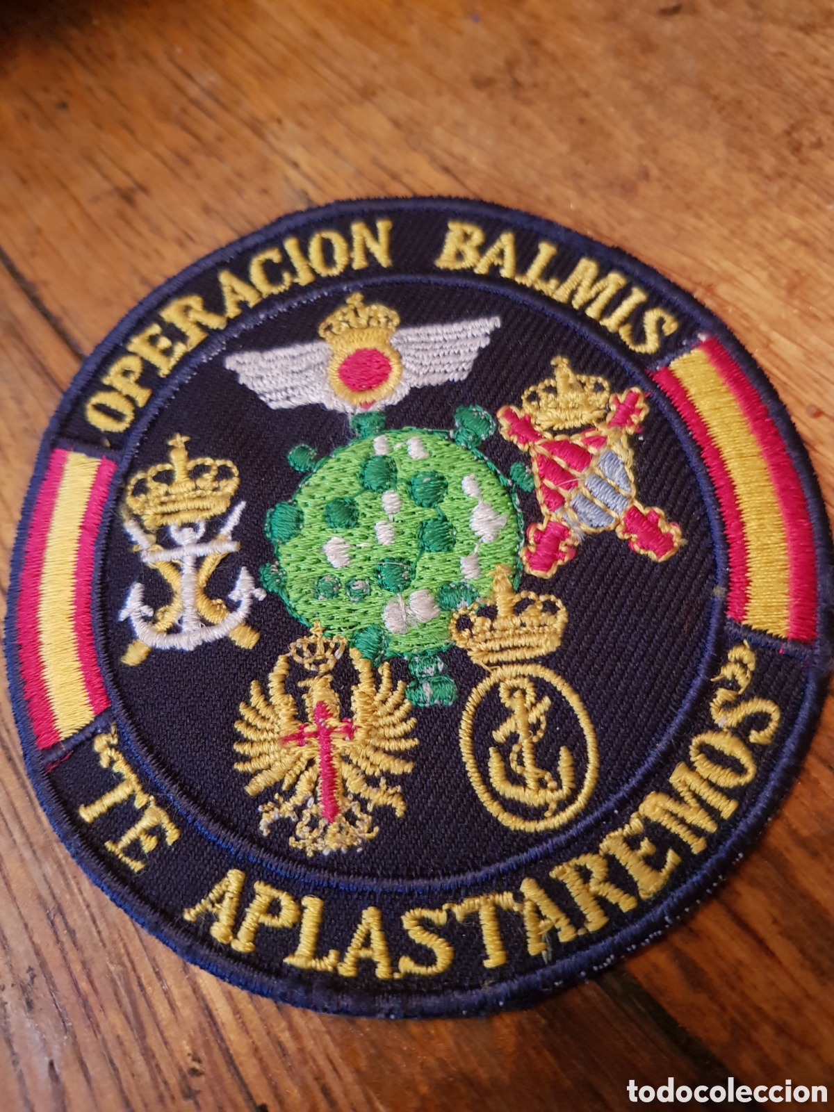 Coleccionismo: PARCHE MILITAR BORDADO