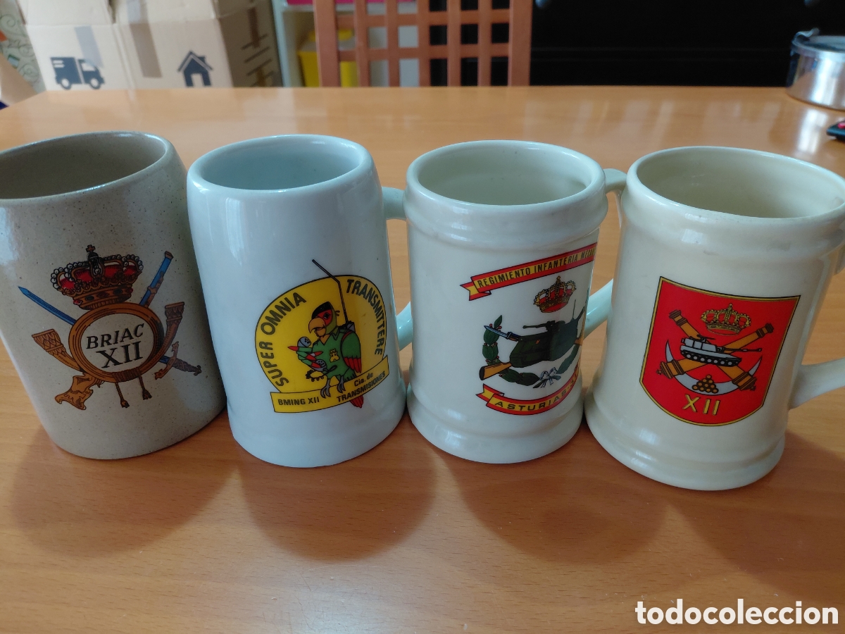 Coleccionismo: 4 jarras Divisi&oacute;n Acorazada - Foto 6