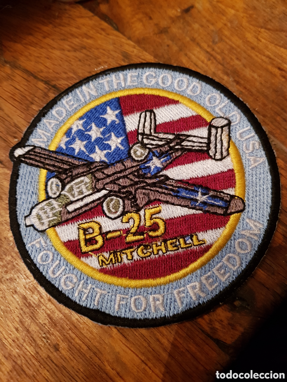 Coleccionismo: PARCHE BORDADO AVIACI&Oacute;N B25