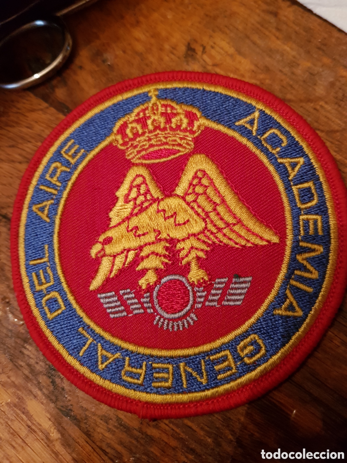 Coleccionismo: PARCHE BORDADO DE LA ACADEMIA GENERAL MILITAR DEL AIRE