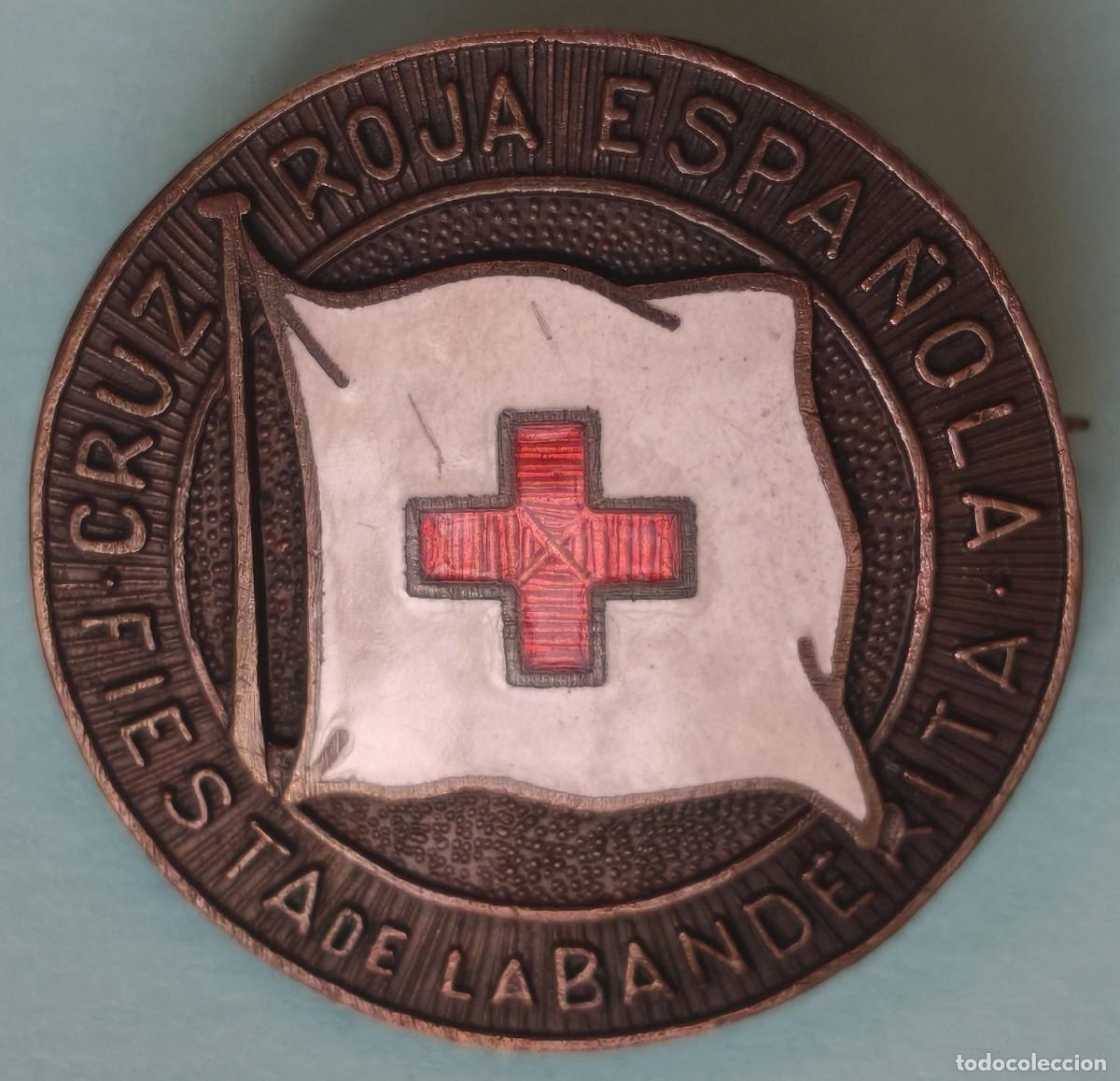 Collectionnisme: Insignia Cruz Roja. Fiesta de la Banderita