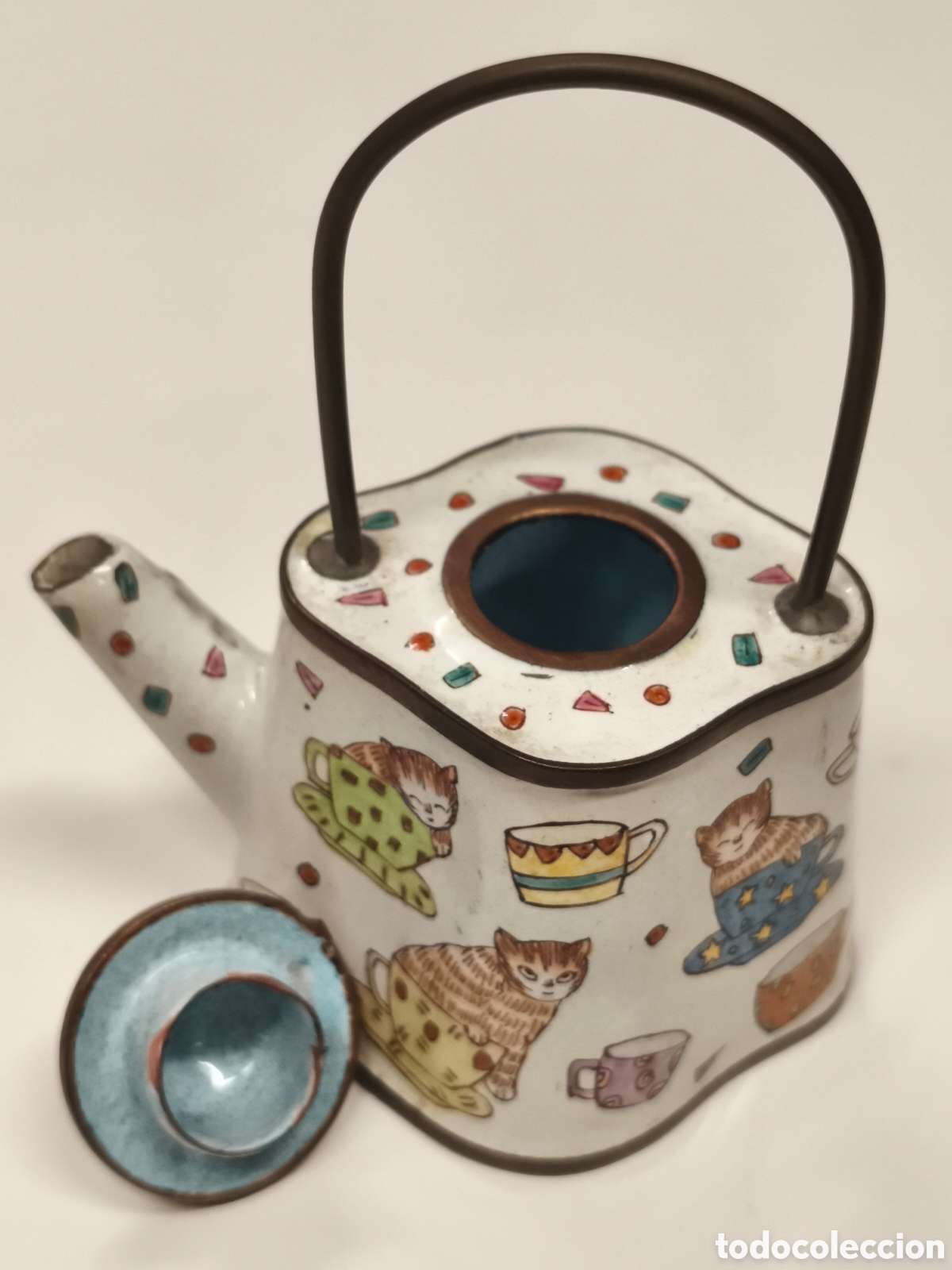 Coleccionismo: Tetera miniatura de Empress arts - Foto 3