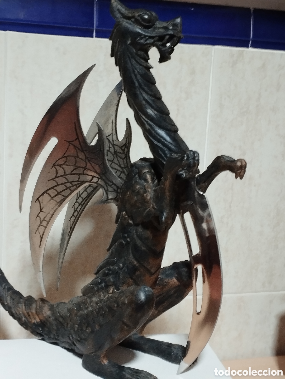 Coleccionismo: CUCHILLO CUPERINOX FIGURA DRAG&Oacute;N -VER FOTOS Y DESCRIPCI&Oacute;N