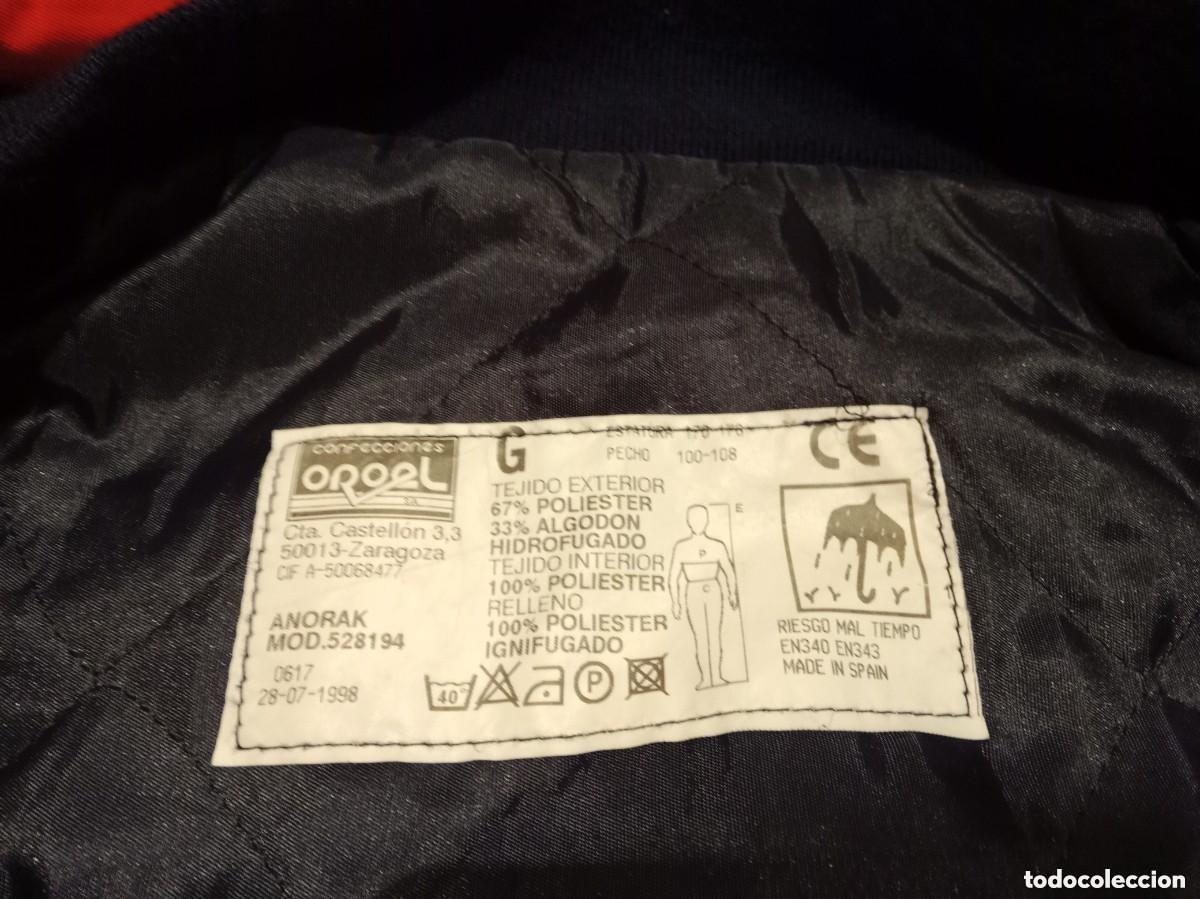Coleccionismo: CHAQUET&Oacute;N CEPSA. HIDROFUGADO E IGNIFUGADO. TALLA L - Foto 3