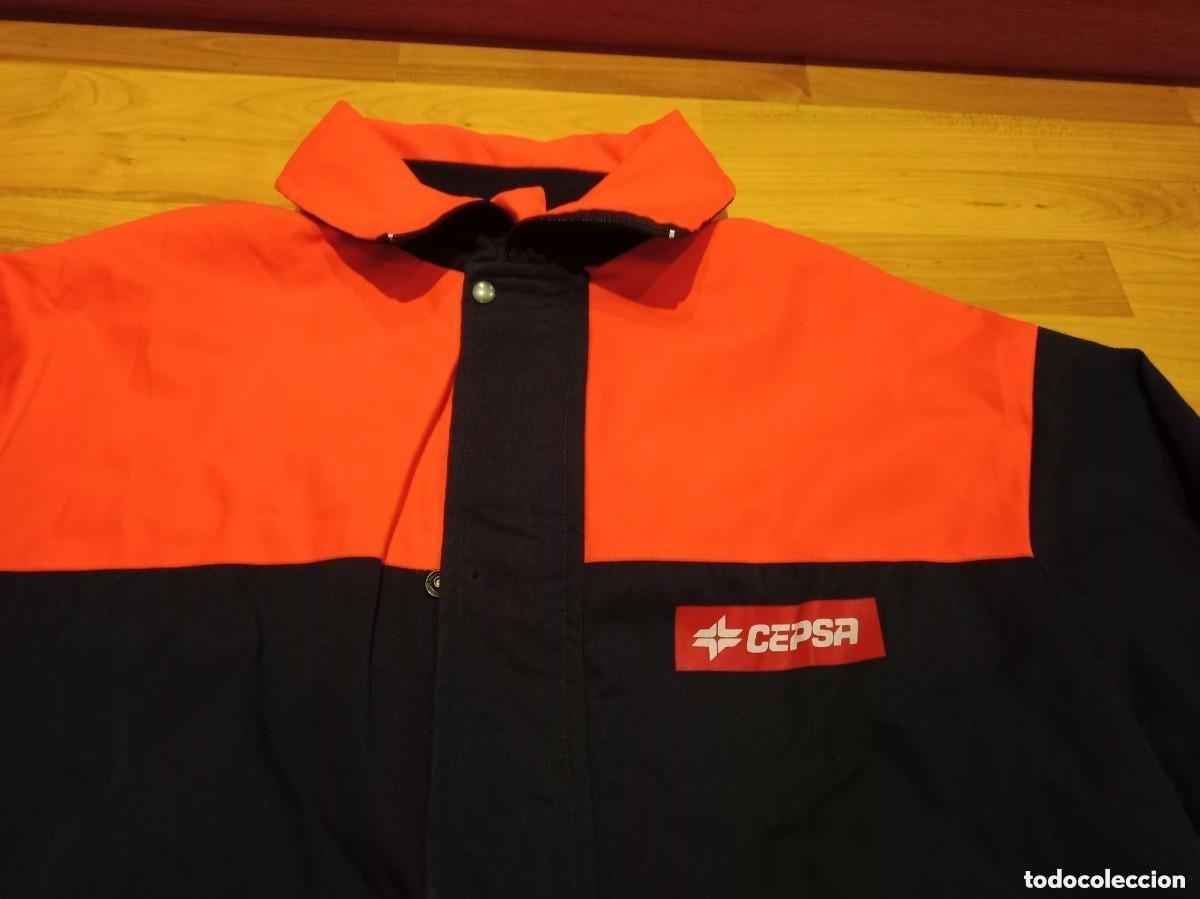 Coleccionismo: CHAQUET&Oacute;N CEPSA. HIDROFUGADO E IGNIFUGADO. TALLA L - Foto 4