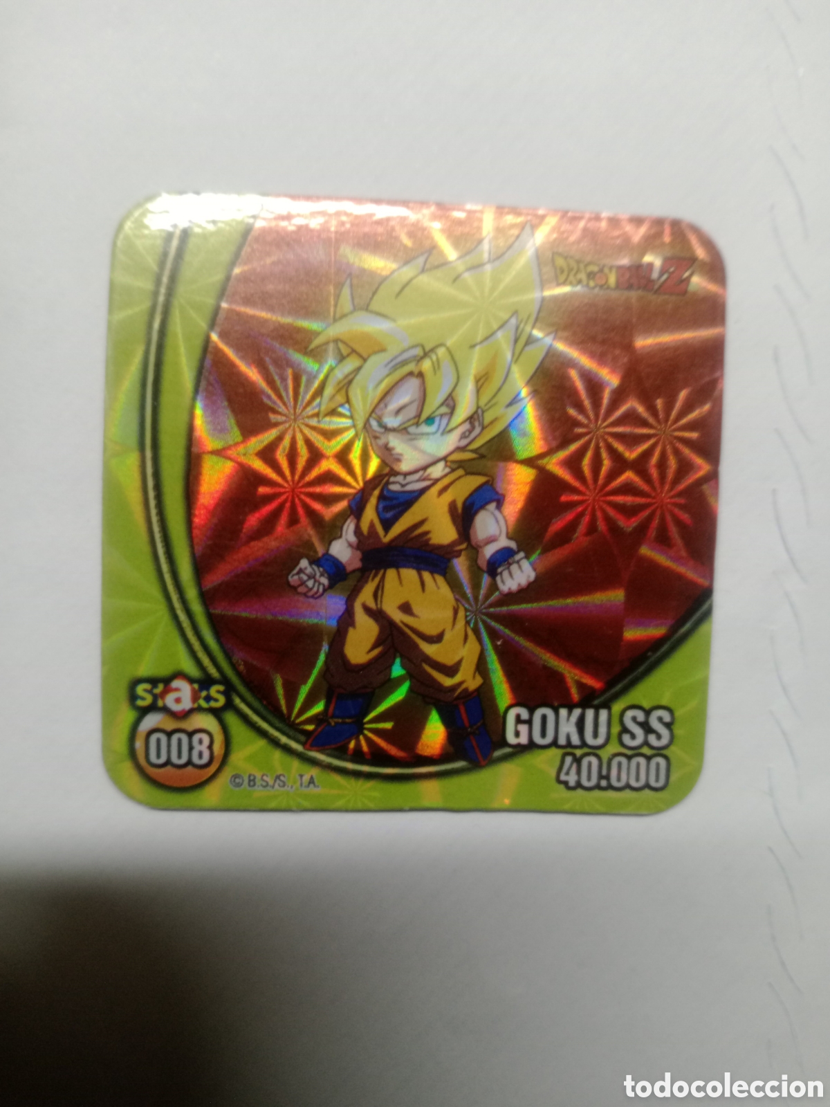 Coleccionismo: STAKS IMAN DRAGON BALL Z GOKU SS N 8
