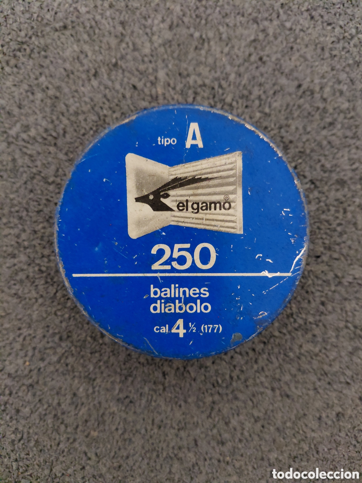 Coleccionismo: Caja 250 balines diabolo El Gamo cal 4 1/2 (177)