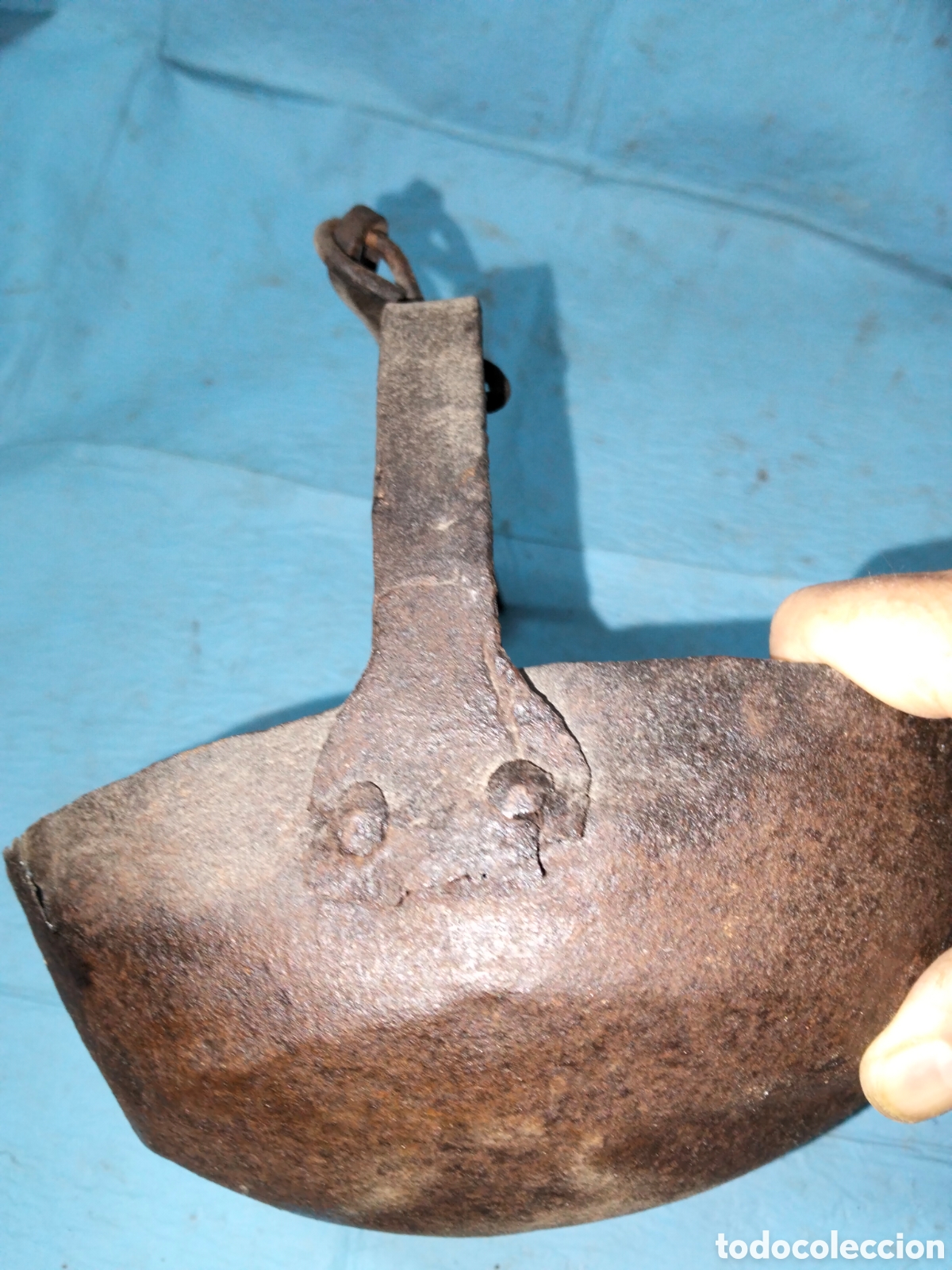 Coleccionismo: ENORME ANTIGUO CANDIL - Foto 6
