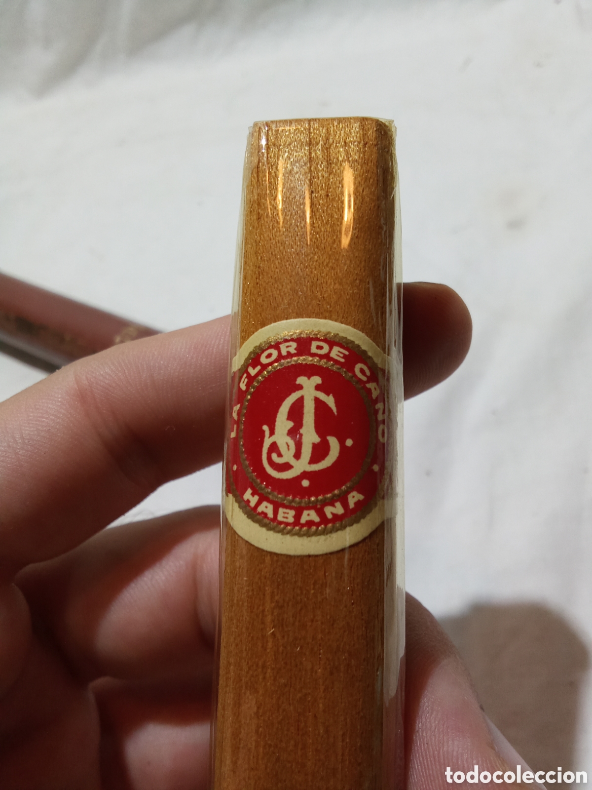 Coleccionismo: PURO HABANO FLOR DE CANO CON FUNDA - Foto 2