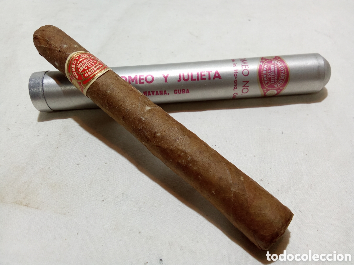 Collectionnisme: PURO HABANO ROMEO Y JULIETA CON FUNDA