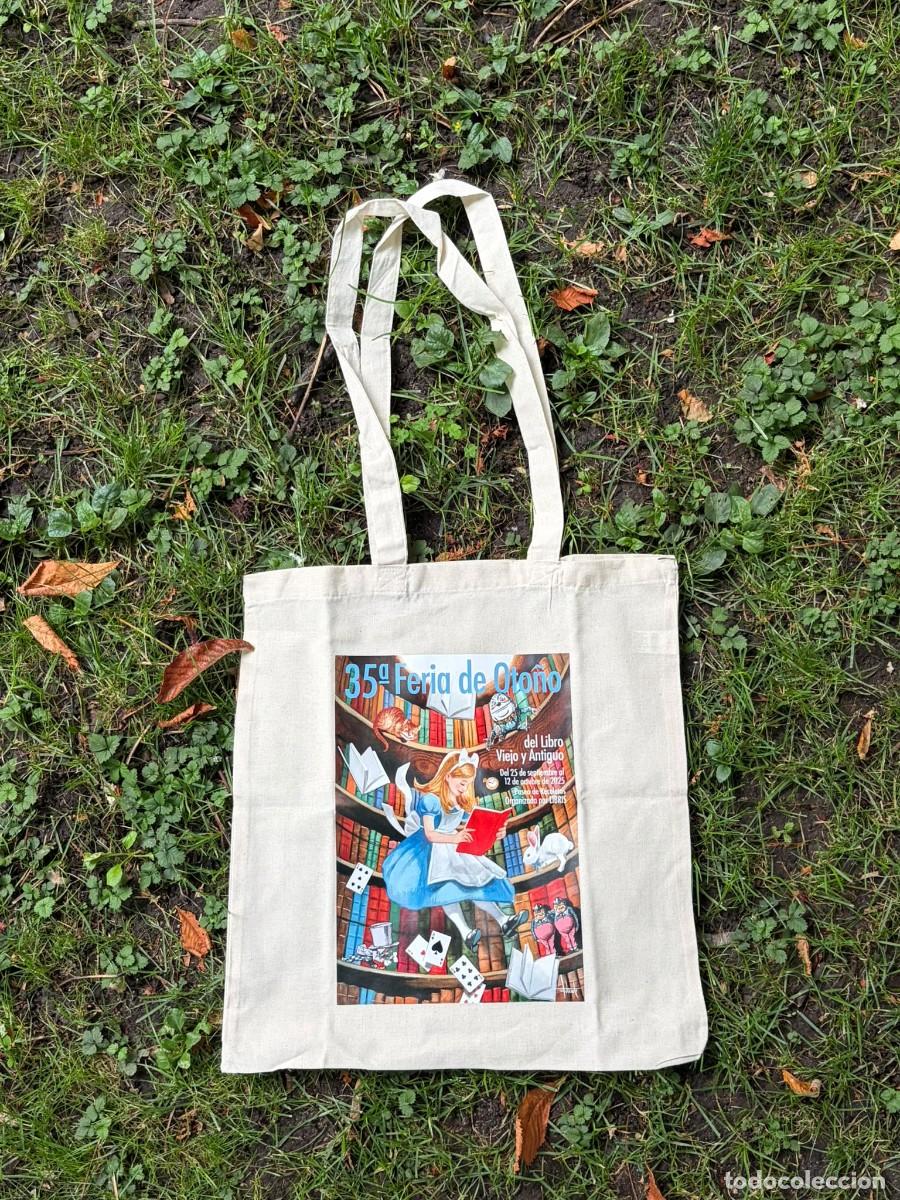 Coleccionismo: Bolsa Feria de Oto&ntilde;o del Libro antiguo - Ilustraci&oacute;n de Alicia por Fernando Vicente