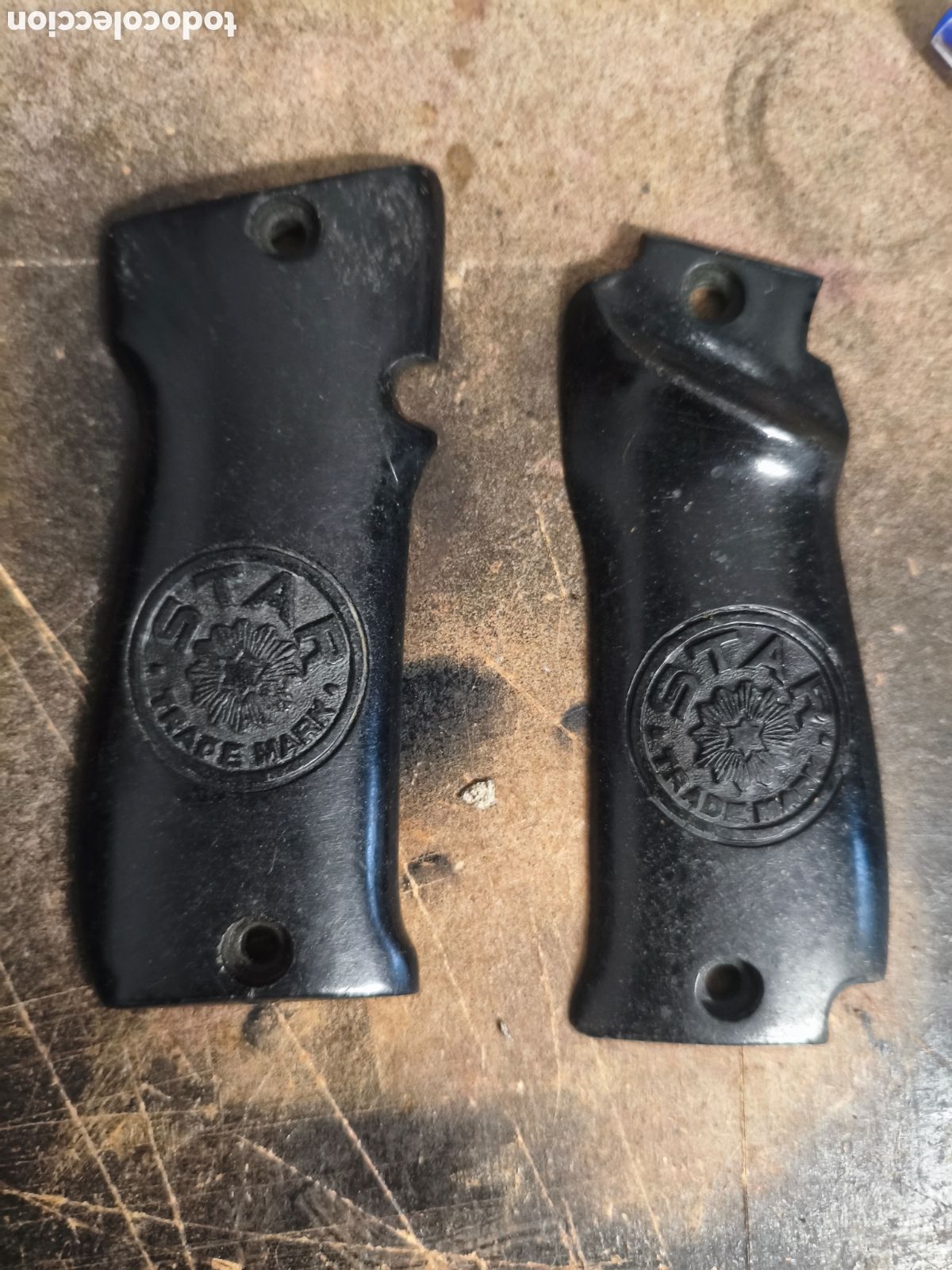 Coleccionismo: CACHAS DE LA PISTOLA STAR S 9 MM CORTO