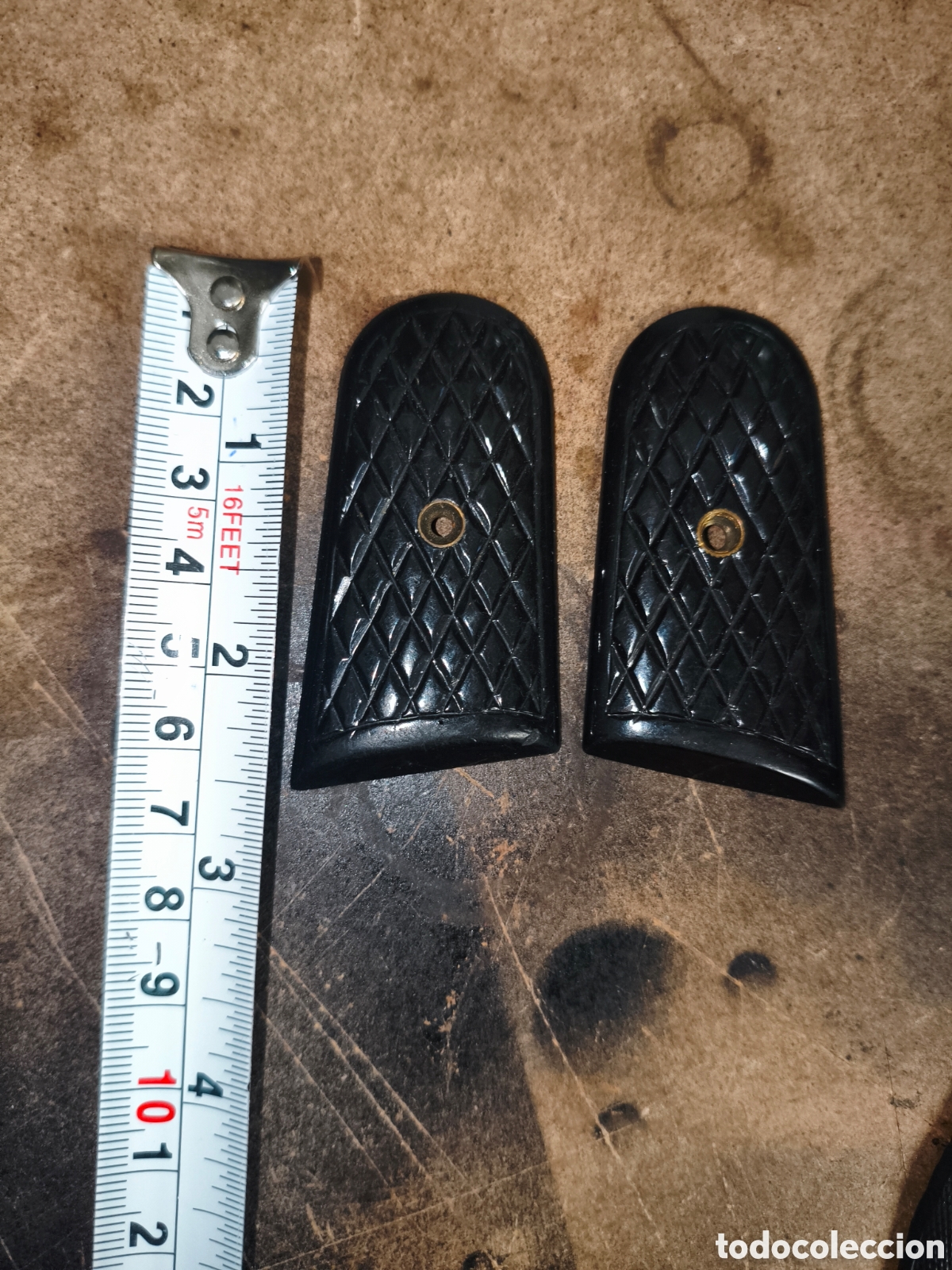 Coleccionismo: Cachas revolver velodog