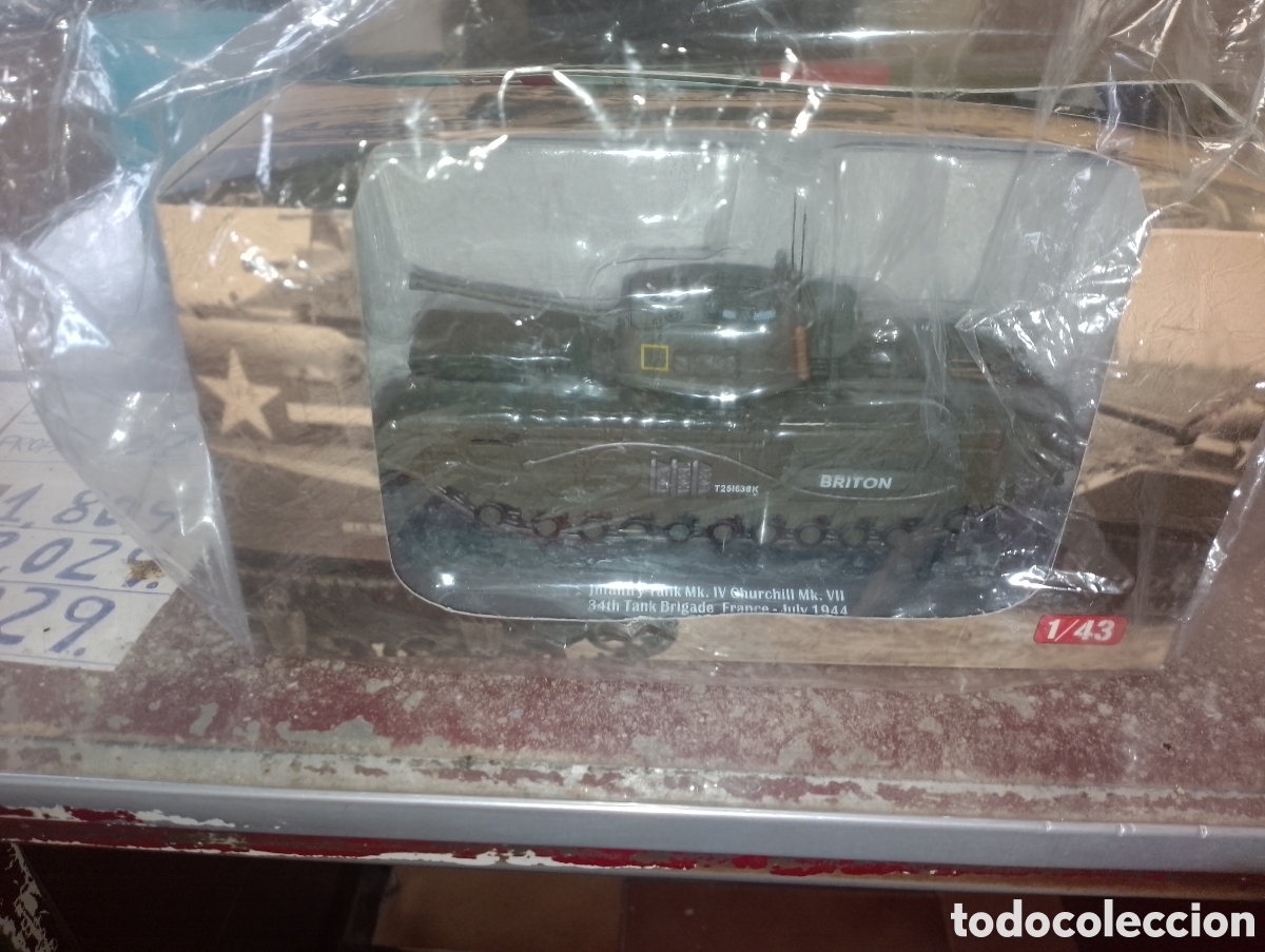 Coleccionismo: Tanque a escala 1/43 con Fasc&iacute;culo - Foto 4