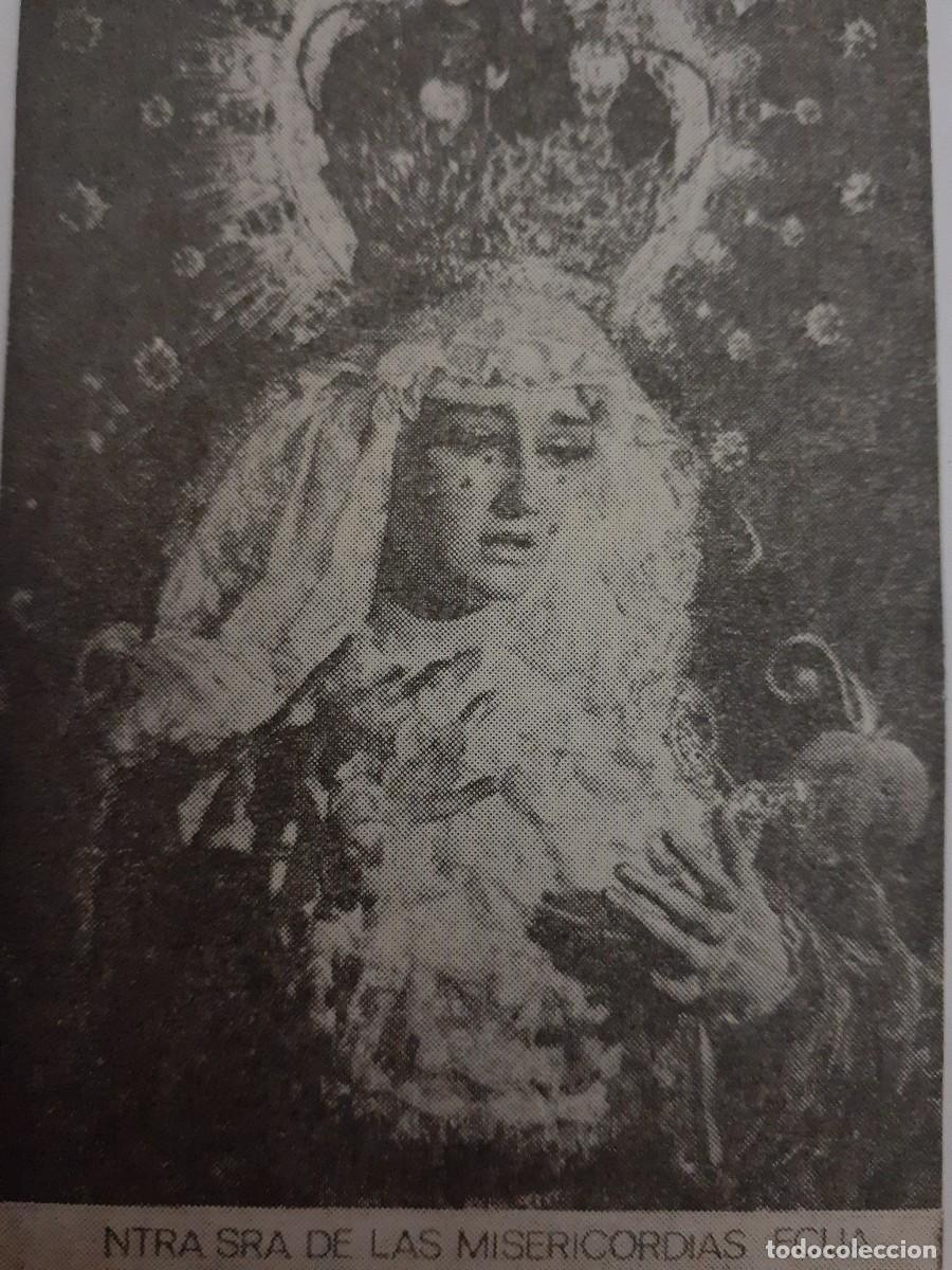 Coleccionismo: SEMANA SANTA ECIJA, 1970, NTRA. SRA. DE LAS MISERICORDIAS, RETAL PUBLICACION, 6X10 CM. APROX.