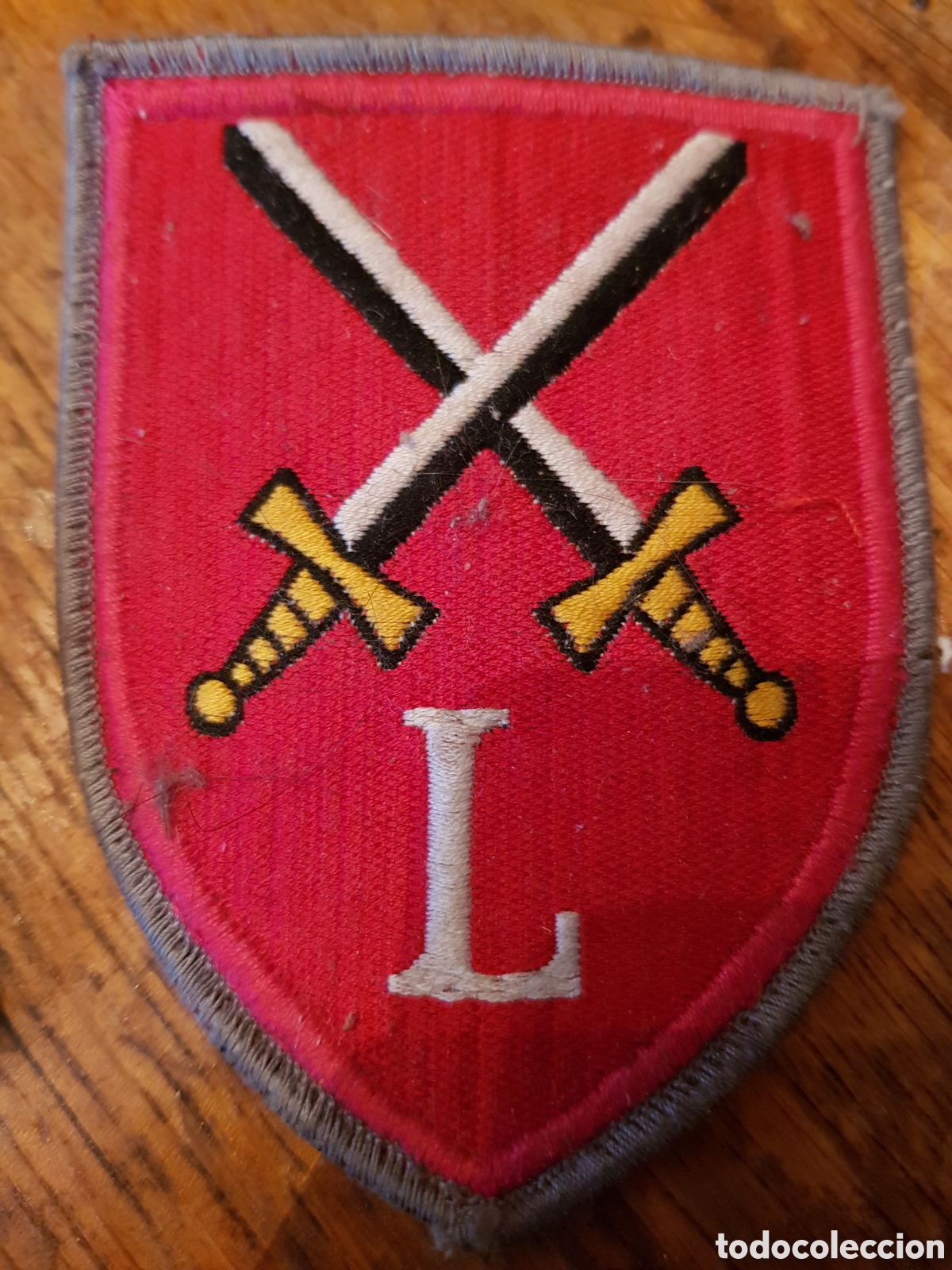 Coleccionismo: PARCHE MILITAR ESPADAS - Foto 1