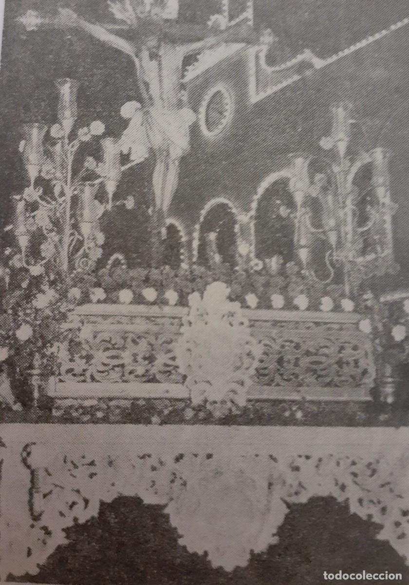 Coleccionismo: SEMANA SANTA ECIJA, 1970, STMO. CRISTO DE LA YEDRA , RETAL PUBLICACION, 6X9 CM. APROX.