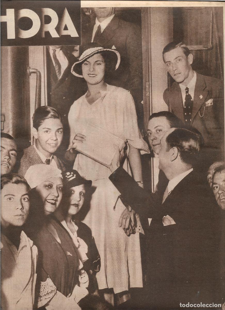 Coleccionismo: A&Ntilde;O 1933 LLEGADA A VIGO DE EMILIA DOCET MISS ESPA&Ntilde;A DESPUES DE PARTICIPAR CONCURSO MISS EUROPA