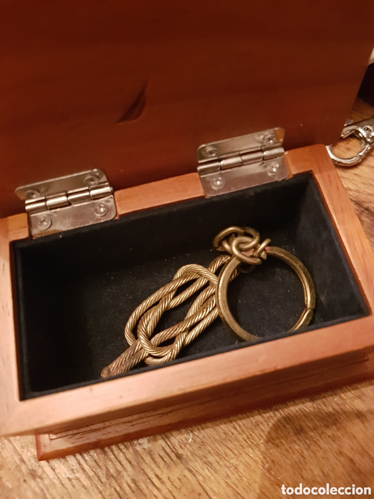Coleccionismo: LLAVERO DE BRONCE NAUTICA NUDO MARINERO
