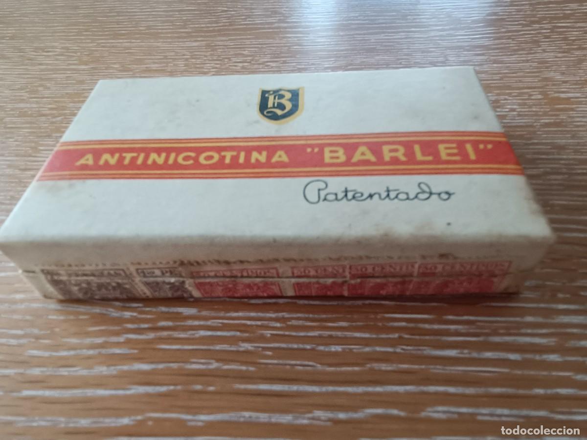 Coleccionismo: CAJITA VINTAGE DE ANTINICOTINA BARLEI
