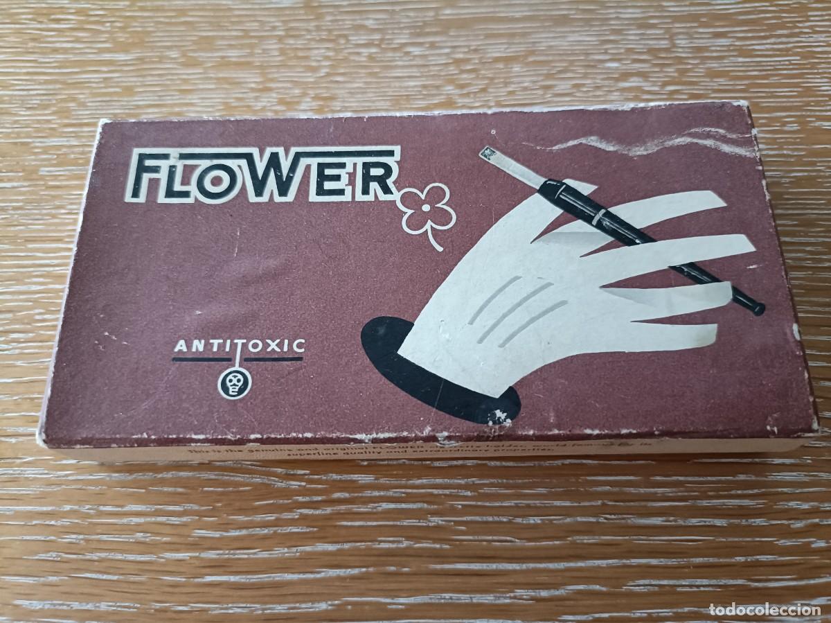 Collezionismo: CAJITA VINTAGE DE FILTROS ANTIT&Oacute;XICOS DE LA MARCA FLOWER