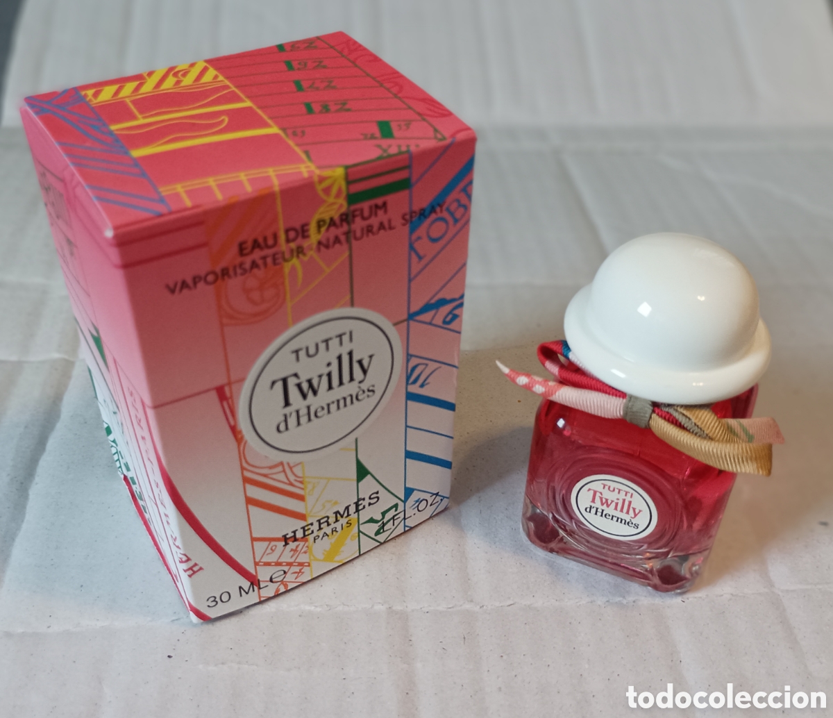 Coleccionismo: Frasco vac&iacute;o y caja original perfume Tutti Twilly d'Herm&egrave;s, HERM&Egrave;S Par&iacute;s, EDP 30 ml. Muy buen estado