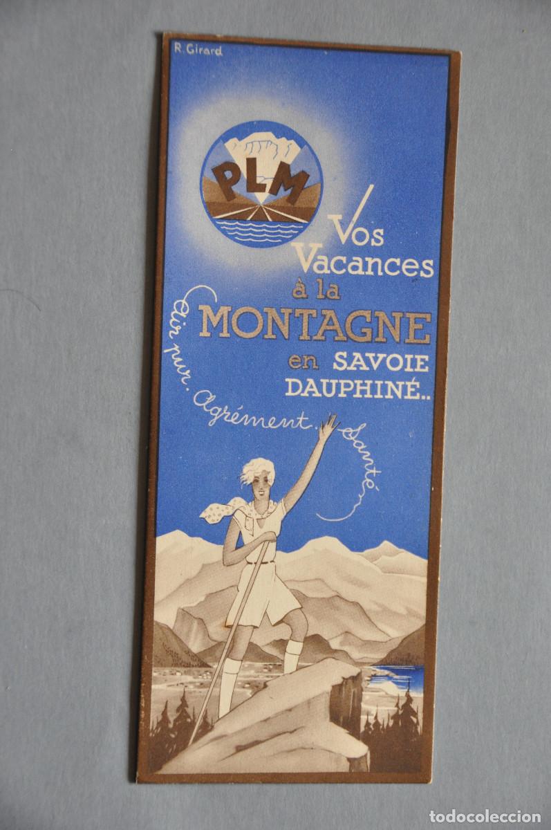 Coleccionismo: ANTIGUA PUBLICIDAD DE LA COMPA&Ntilde;IA FERROVIARIA FRANCESA PLM - PAR&Iacute;S A LYON Y AL MEDITERR&Aacute;NEO