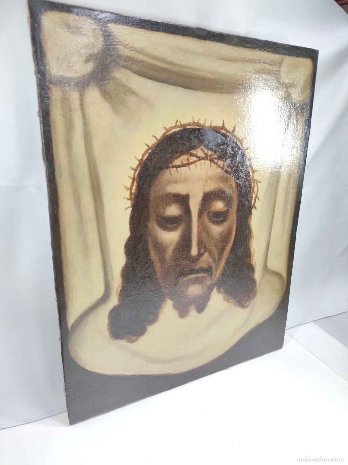 Coleccionismo: cuadro de la santa faz siglo 17 - Foto 1