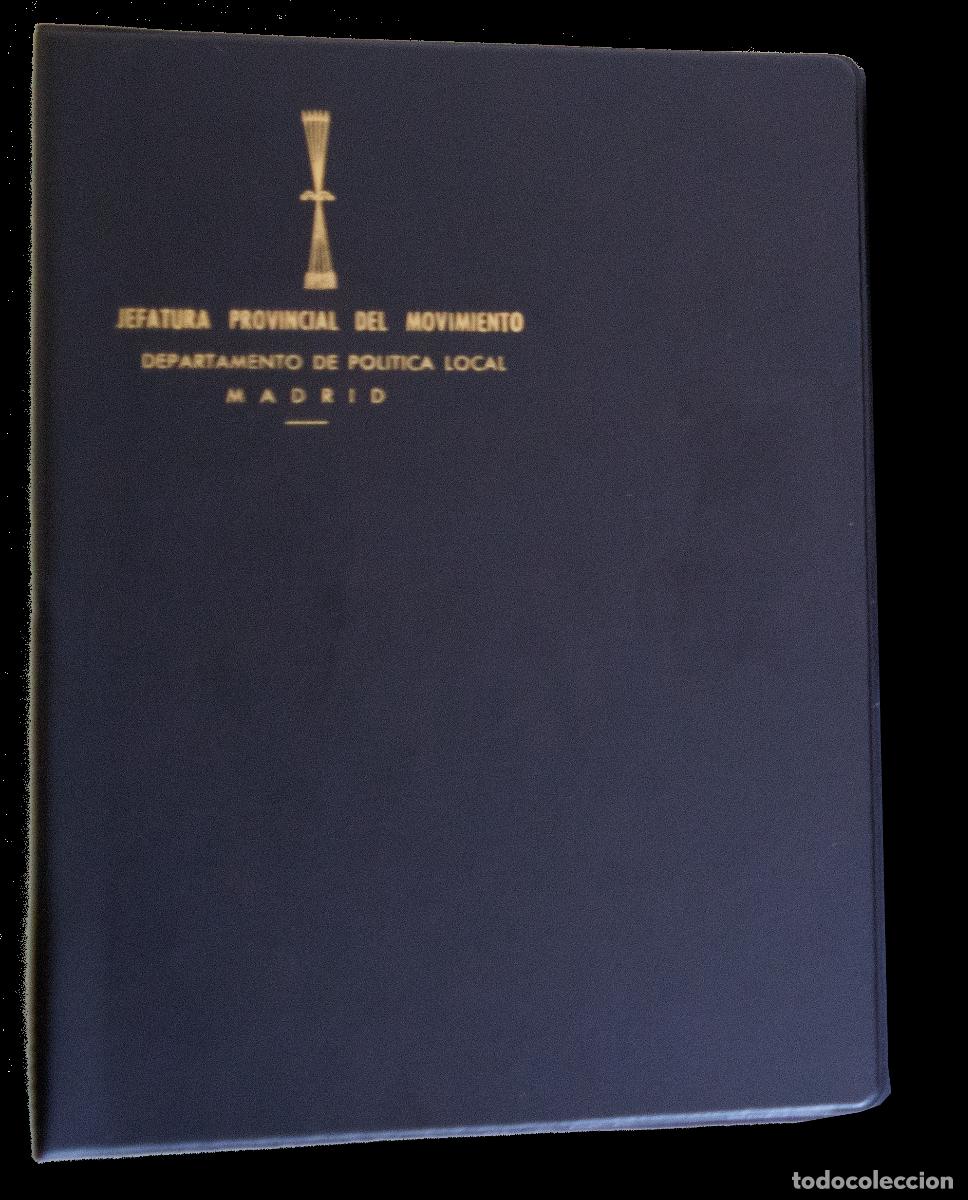 Coleccionismo: Carpeta de Pl&aacute;stico Oficial Jefatura Provincial del Movimiento - Madrid - A&ntilde;os 70