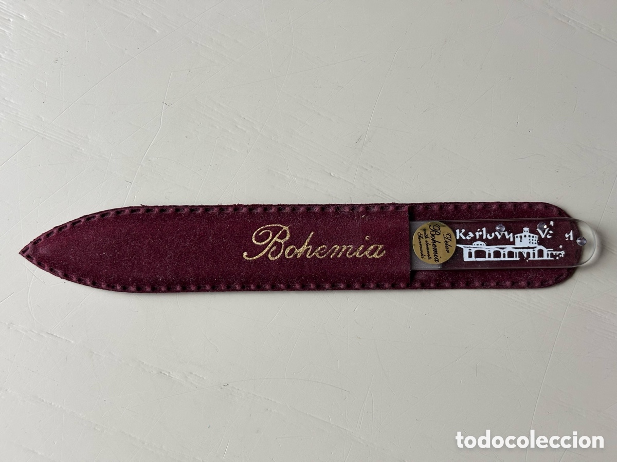 Coleccionismo: Lima de u&ntilde;as Bohemia con detalles de Swarovski