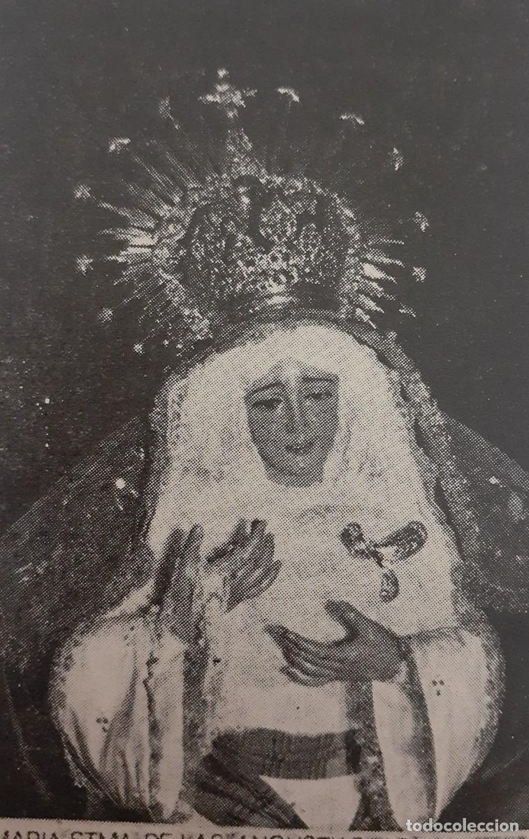 Coleccionismo: SEMANA SANTA ARAHAL , 1970, M&ordf; STMA. DE LAS ANGUSTIAS , RETAL PUBLICACION, 6X10 CM. APROX.