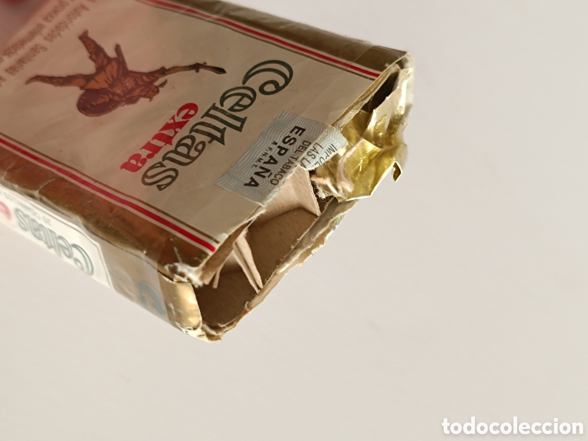 Coleccionismo: Cajetilla tabaco Celtas Extra vac&iacute;o - Foto 2