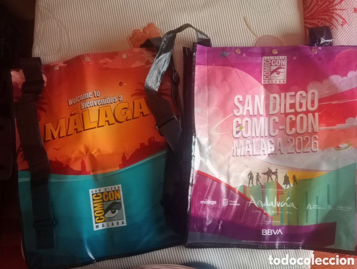 Coleccionismo: Dos mochilas de la Comic con de M&aacute;laga - Foto 2