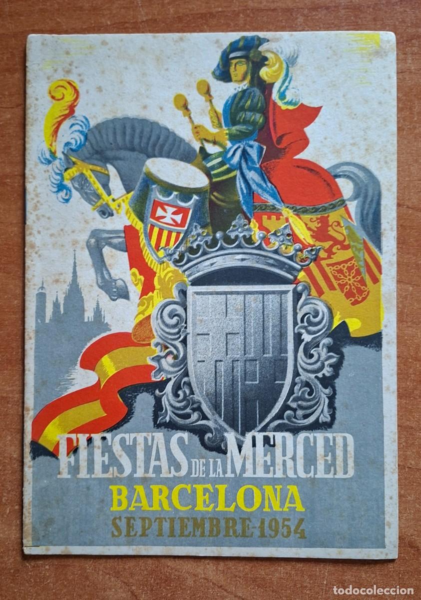Coleccionismo: 1954 - FIESTAS DE LA MERCED - PROGRAMA OFICIAL - Foto 1