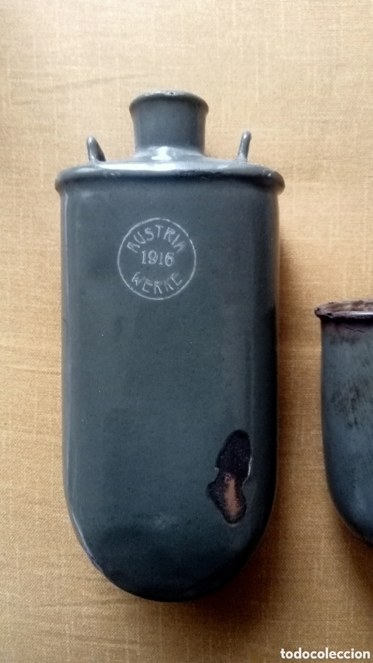 Coleccionismo: Cantimplora austrohungara WW1 con cazo modelo 1915 - Foto 2