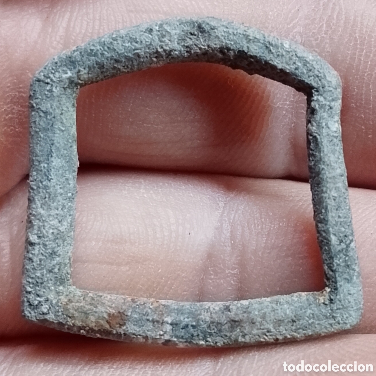 Coleccionismo: A-Hebilla de bronce siglo XVII - Foto 2