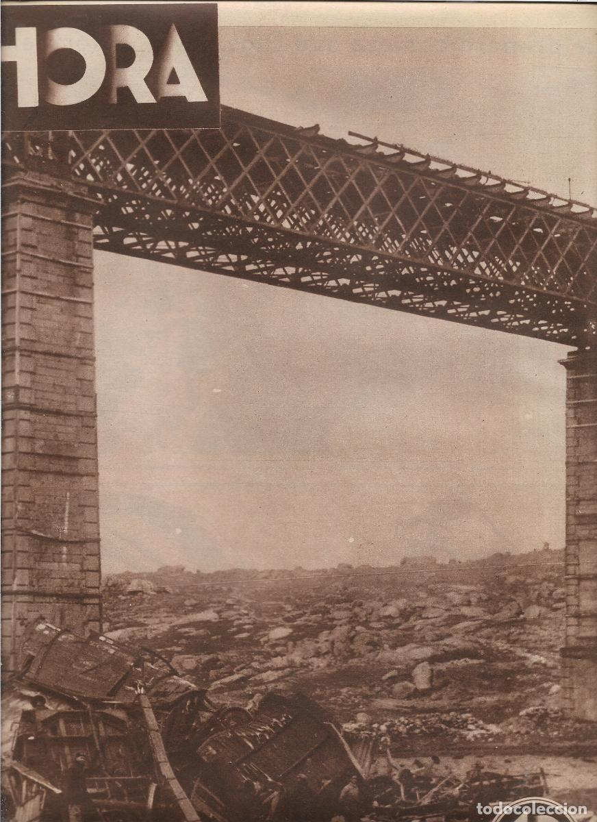 Coleccionismo: A&Ntilde;O 1933 CAIDA DE 19 VAGONES DE UN TREN DE MERCANCIAS PUENTE DE LAGARTERA AVILA MUERTE 3 OBREROS