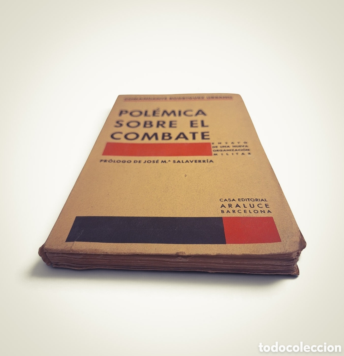 Coleccionismo: Libro Pol&eacute;mica sobre el combate (militaria) - Foto 3