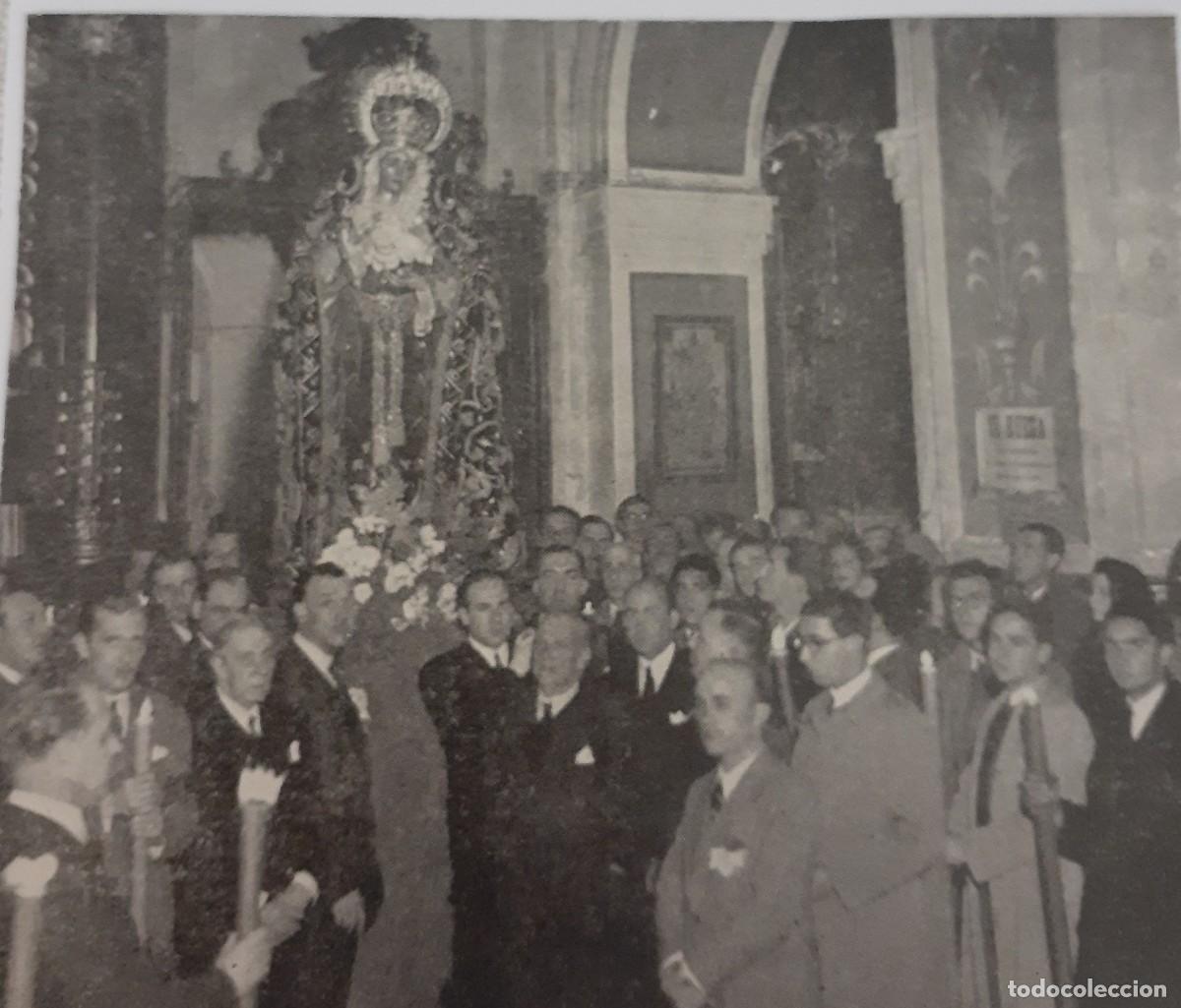 Coleccionismo: SEMANA SANTA SEVILLA, 1970, VIRGEN DEL VALLE, RETAL PUBLICACION, 12X10 CM. APROX.