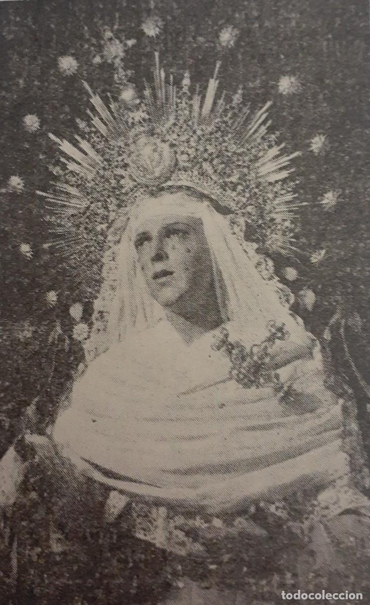 Coleccionismo: SEMANA SANTA SEVILLA, 1970, NTRA. SRA. MAYOR DOLOR EN SU SOLEDAD, RETAL PUBLICACION, 6X10 CM. APROX.