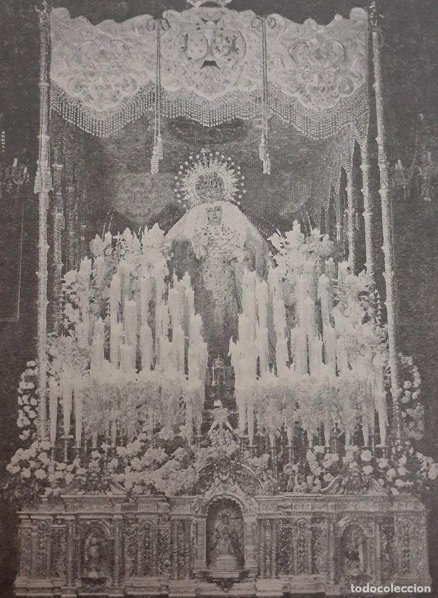 Coleccionismo: SEMANA SANTA SEVILLA, 1970, M&ordf; STMA. DE LA TRINIDAD, RETAL PUBLICACION, 12X16 CM. APROX.