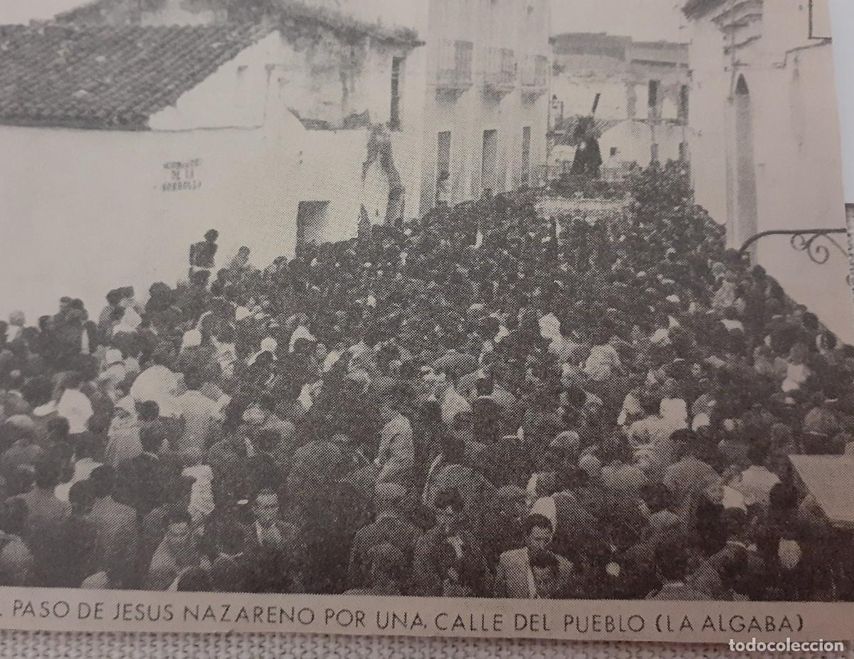 Coleccionismo: SEMANA SANTA LA ALGABA, 1970, JES&Uacute;S NAZARENO, RETAL PUBLICACION, 12X9 CM. APROX.