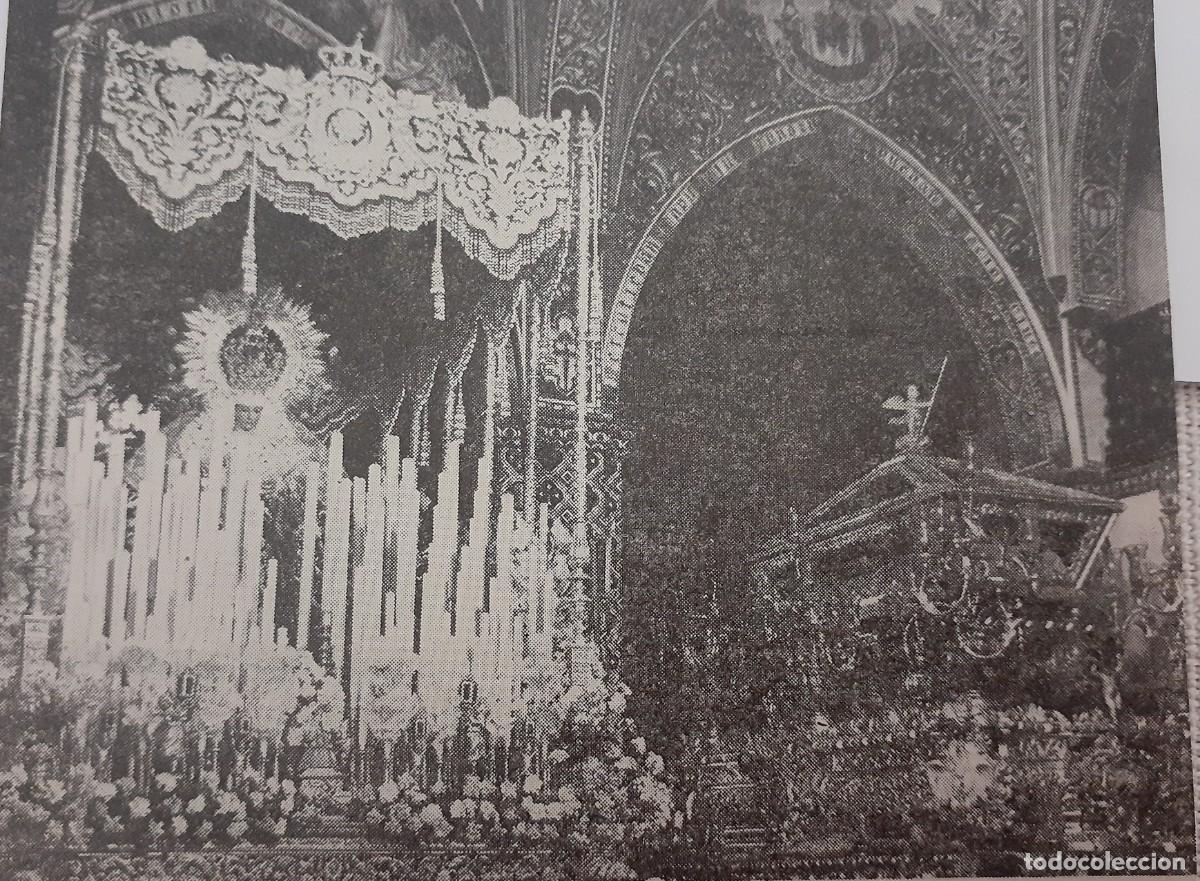 Coleccionismo: SEMANA SANTA CASTILLEJA, 1970, SANTO ENTIERRO, RETAL PUBLICACION, 12X10 CM. APROX.